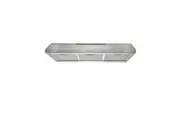 Euromaid 90cm Kitchen Fixed Stainless Steel Rangehood 250m3 h Air Extraction SLV