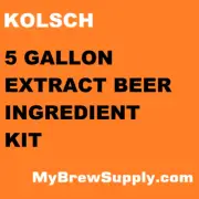 Kolsch Homebrew 5 Gallon Beer Extract Ingredient Kit - My Brew Supply