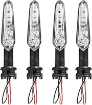 Motorcycle Indicators Turning For Y&amaha MT07 09 MT-125 XSR125 XSR700 YZF R3 R25 Motorcycle Front Rear Turn Signal Indicator Light Blinker LED Lamp Running(4pcs Clear)