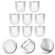 8 Pcs Strainer for Teapot Insert Cup Loose Leaf Filter Brewing Tool