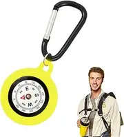 [Generic] Compass Keychain,Portable Compass | Camping Survival Compass, Pocket Portable Keychain Compass, Survival Compass Navigation Tool for Hiking