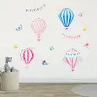 PVC Removable Hot Air Ballons Wall Sticker Wall Decals Nursery Kids Room Decal
