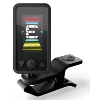 D'Addario Cello Tuner & Bass Tuner - Eclipse Headstock Tuner - Clip On Tuner