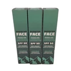 NEW Skorcha Face 3pk SPF 50 Organic Hydrating Natural Tint Sunscreen 110g