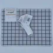 Vivitar Wireless Charging Mousepad 8"x11" White And Black Checkered