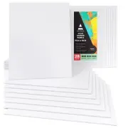 Canvas Boards for Painting, 11 x 14 Inches, Pack of 28, Blank White Canvas Pa...