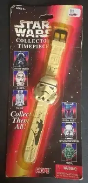 STAR WARS COLLECTIBLE TIMEPIECES STORM TROOPER VINTAGE NIB Nos 1996