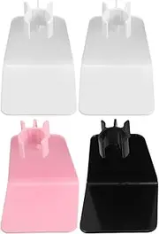 OFFIGAM Nail Light Stand Set Handheld Led Lamp Holder for Nail Art 4pcs Black White Pink