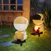 Astronaut Solar Powered Light Outdoor Garden Spaceman Stake Light Color-Changing