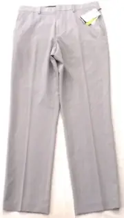 Perry Ellis Portfolio Modern-Fit Resolution Dress Pants Men's 33X32 Light Gray