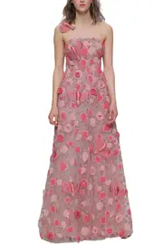 [MARCO Y MARIA] DRAGONFLY GOWN FR 40 PINK