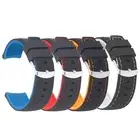 20mm Silicone Rally Strap Watch Band for Nixon Time Teller