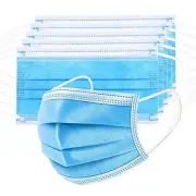 100 Pack Disposable Face Masks for Protection, 3 Layers Safety Face Masks For...