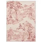 NEW Ted Baker Landscape Toile Rug Light Pink 280x200cm