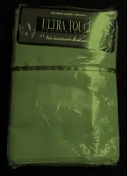 New Vintage Ultra Touch Fundamentals Sage Set of (2) Standard Pillowcases