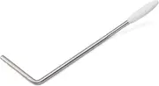 Musiclily Ultra 5mm Push-in Style Full Solid Stainless Steel Tremolo Arm Whammy Bar Vibrato Arm for Korea Made Wilkinson Tremolo Bridge, Original Color with White Tip