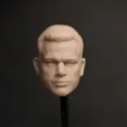 Blank 1/18 Scale Will Hunting Matt Damon Head Sculpt Unpainted Fit 3.75" Figure