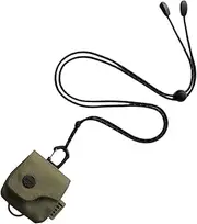 [Acunny] Neck Wallet, Travel Neck Wallet, Neck Hanging Headphone Bag, Headphones Lipstick Bag Compact, Holder Bag for Women Men Change, Army Green, Siehe Beschreibung, See description