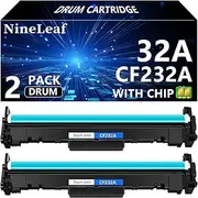 NineLeaf Compatible Drum Replacement for HP CF232A 32A Drum Unit Kit use for Laser Jet Pro M203d M203dn M203dw M227fdw M227fdn M227sdn M148dw M148fdw M118dw Printer (2 Pack,23000 Pages)