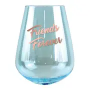 2pc Friends Forever 13cm/600ml Stemless Glass Wine/Cocktail Drinking Cup Set