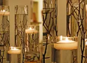 3 Inch Large LED Waxed Floating Candle Flameless Floating Candle Cold White 6pcs