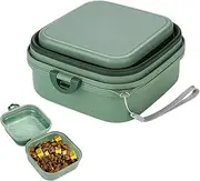 Dog Travel Bowl,Food-Grade Leak-Proof Portable Dog Water Bowl with Lid | Medium Size Cat Outdoor Dishes for Car Outdoor, City Commuting