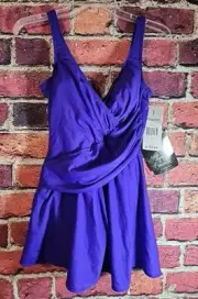 Miraclesuit One Piece Swimsuit Sz12 NEW C45