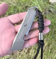EDC Titanium Alloy Pry Bar Crowbar Bottle Opener Portable Outdoor Multi Tools