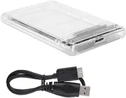 Richer-R 2.5 HDD External Case ,2.5 Inch USB3.0 External Hard Drive Box Case Transparent HDD Enclosure Computer Supplies,HDD Case for 7mm / 9.5mm 2.5 Inch HDD / SSD Hard Drive.