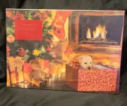 Pink Sky Jigsaw Puzzle 1000 PC Labrador Puppy Tree Pawsome Christmas Holiday NEW