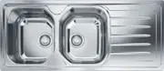Franke Ondaline Double Bowl Sink with Drainer
