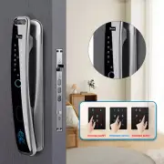 3D Face Recognition Unlock Digital Door Lock Camera Fingerprint Password New