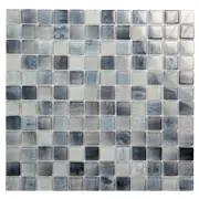 Swimming Pool Tile Extant 1x1 Square Bathroom Shower Wall Floor Backsplash Gray