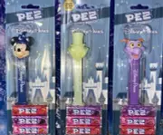 2025 Disney Pez Dispenser Glow In Dark Haunted Mansion Figment Sorcerer Mickey