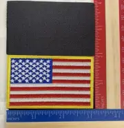 AMERICAN FLAG PATCH - HOOK & LOOP ON THE BACK