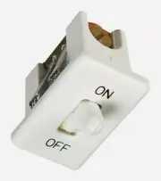 Jandorf Appliance Stove TOGGLE Snap-In SWITCH 1pk White Single Pole On/Off 61018