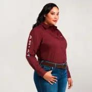 Ariat Kirby Plus Stretch Zinfandel Top