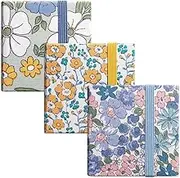 Atelierate 3 Pcs Mini Watercolor Sketchbook 2.4 X 2.4 Inch Portable Watercolor Notebook 20 Sheets 300g Textured Drawing Papers