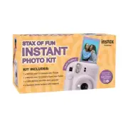 Fujifilm Instax Mini 12 Camera Bundle - Purple