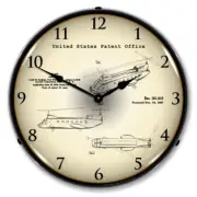 1956 CH-47 Chinook Helicopter Patent, Lighted Backlit LED Clock Free Shipping