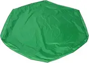 Sandbox Cover, Hexagon Sandpit Sand Toys Protection Cover Waterproof Pool Cover with Drawstring Sand Box Cover for Outdoor Garden (Green)