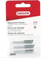 Oregon 28840 5/32 " Chainsaw Replacement Sharpening Stone bits 1/8" shank 12V