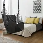 Leisure Fabric Hammock Chair: Outdoor Swing with Anti-Rollover Design & Bag