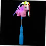 Glowing Wand for Luminous Windmill for Age Years Fun Flashing Light Stick for Parties and Festivals Cartoon Horse Design