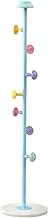 Coat Tree Freestanding with 7 Mushroom Hooks Metal Kids Coat Rack for Hanging Clothes, Backpack, Hat, Umbrella