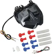 Artudatech Tail Brake Lights Turn Signal Integrated For YA-MA-HA MT-09 MT10 SP 2021-2022 （Black）