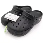 Crocs (Womens Size 11) Baya Platform Clogs Sandals Black Slip On Shoes New