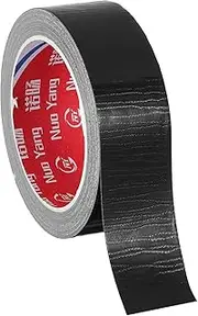 uxcell 1.4"x0.007" Bookbinding Tape, 22 Yard Cloth Bookbinding Repair Tape Book Binding Tape Self Adhesive for Repairing Old Books, Black