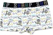 [BaronHong] 3 Pack Boxer Briefs for Tomboy Cotton Fashion Pattern Boyshort Trans Lesbian