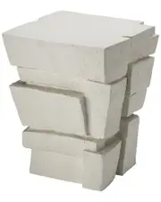 Jamie Young Brick Fiber Glass Indoor/Outdoor Side Table